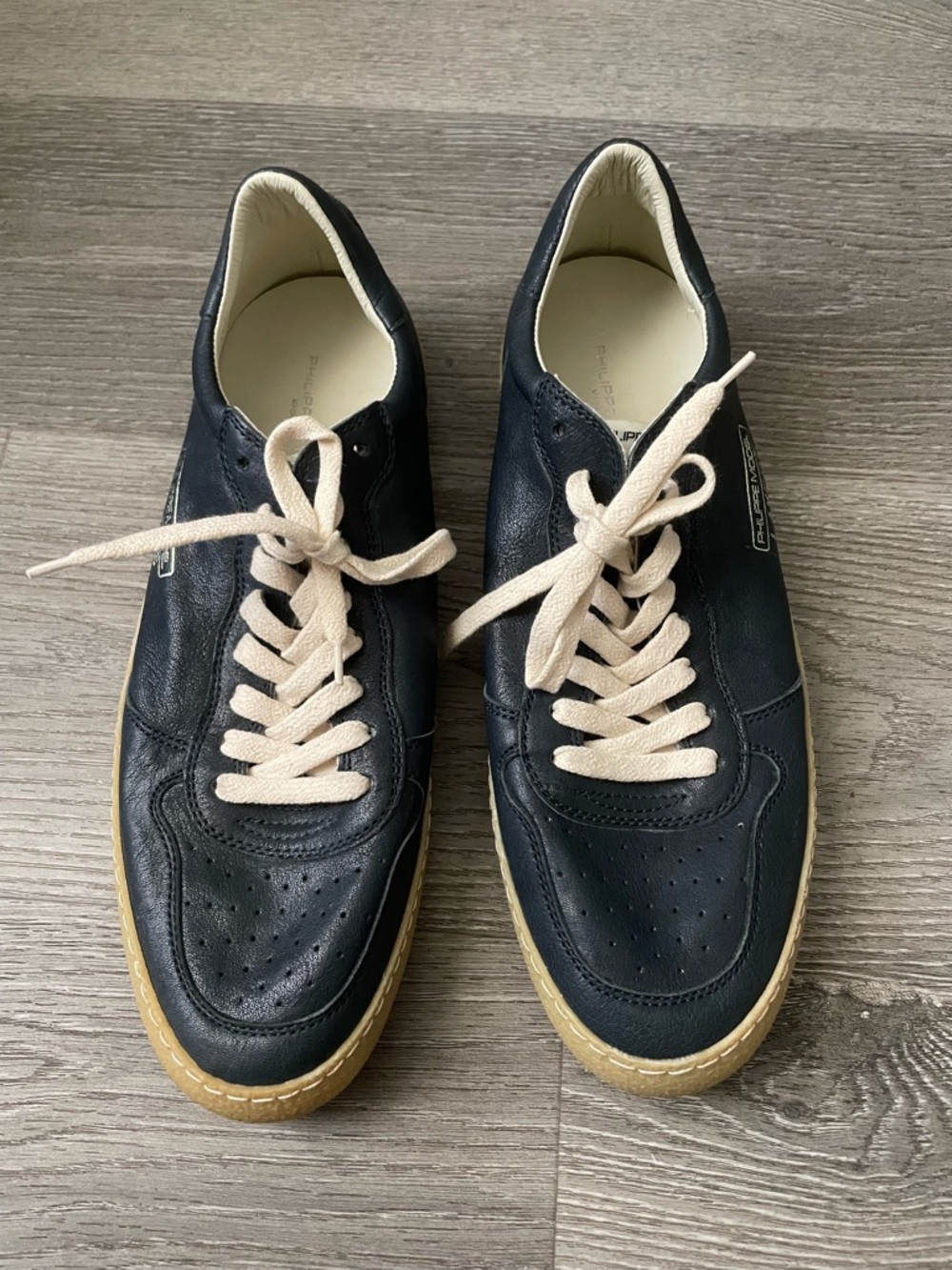 Philippe Model Lakers Vintage series blue sneakers, size 43